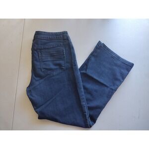 Prana Denim Jeans Womens Size 10/30 Short Inseam Bootcut Dark Wash‎